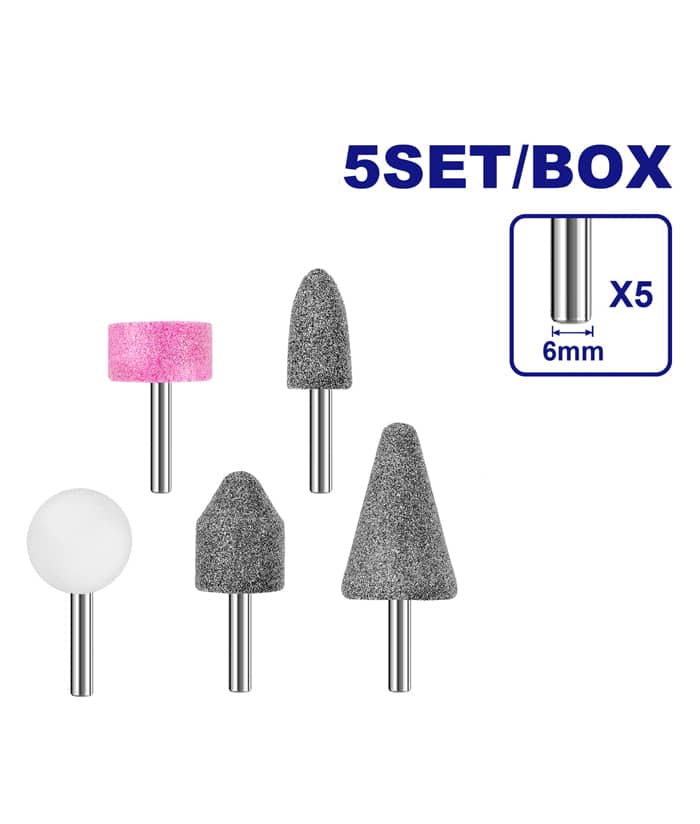 Juego Set Kit Puntas Montadas x 5pzs Vastago 6mm Emtop EAKB0502