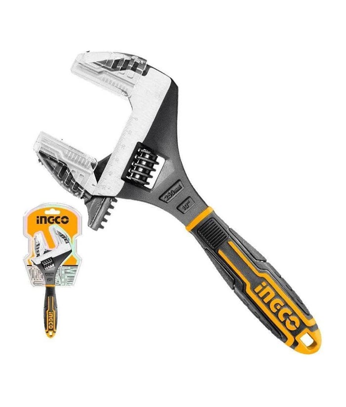Llave Ajustable Francesa 250mm (10") 2 en 1 Ingco HADWG0810 - Imagen 2