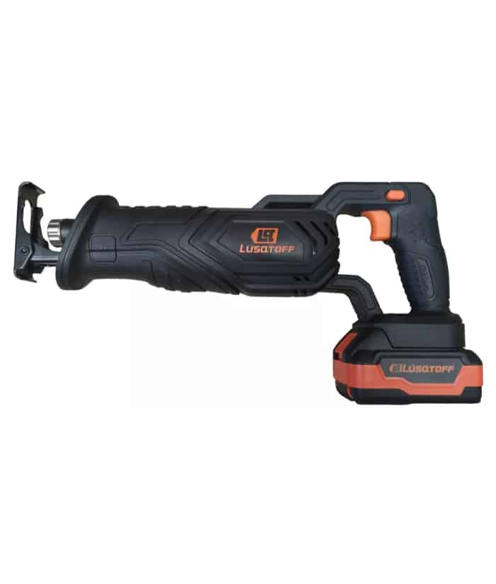 Sierra Sable a Batería Inalámbrica 115mm 18V Black Series Lusqtoff Naranja/Negro SSL115-9BK - Imagen 2