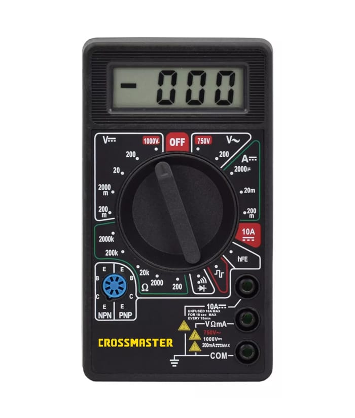 Tester Multímetro Digital MD-63 1000V Crossmaster 9936583