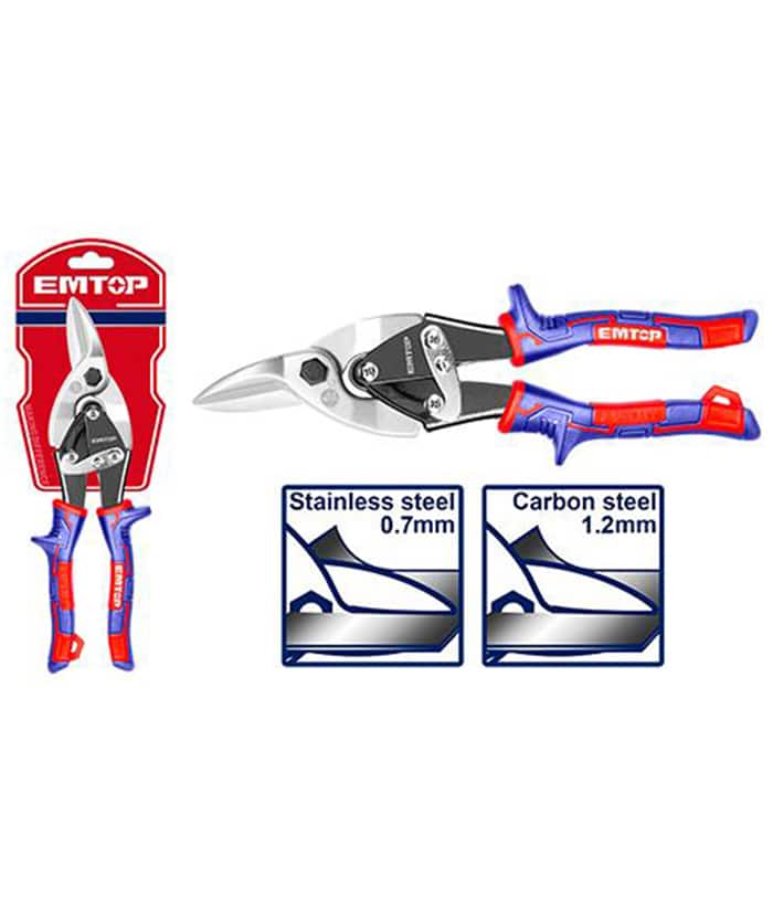 Tijera Aviación Derecha Industrial 10″ Emtop EASP1063