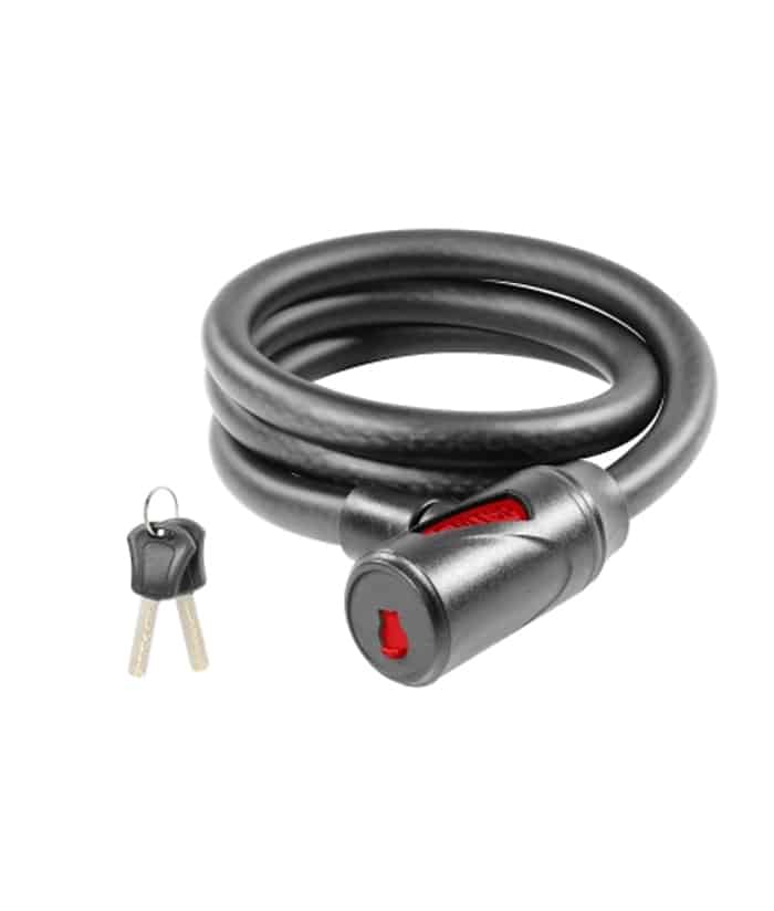 Eslinga Cadena de Seguridad Bicicleta Moto 15 x 1200mm 2 Llaves Emtop EBK151201 - Imagen 2