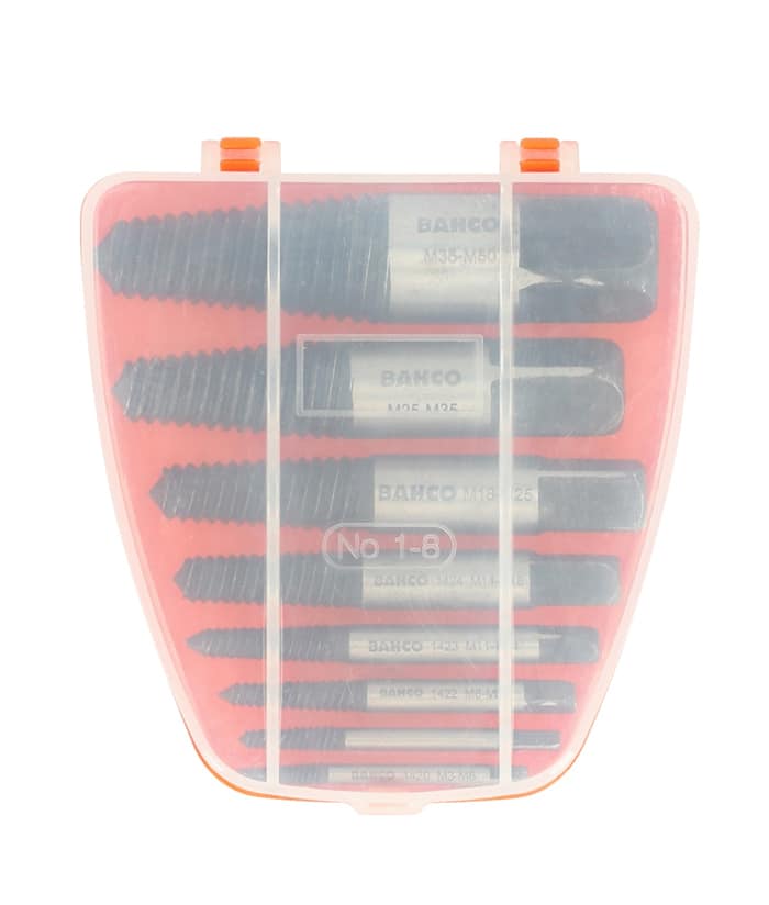 Juego Set Kit Extractores Esparragos y Tornillos x 8pzs Bahco 1435/8 - Imagen 3