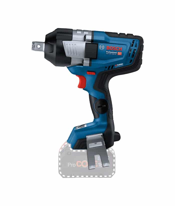 Llave Pistola de Impacto 1600Nm a Batería Inalámbrica 18V 3/4" BiTurbo Brushless Motor Sin Carbones Conectividad Bluetooth Bosch GDS 18V-1600 HC 18V SB - Imagen 2