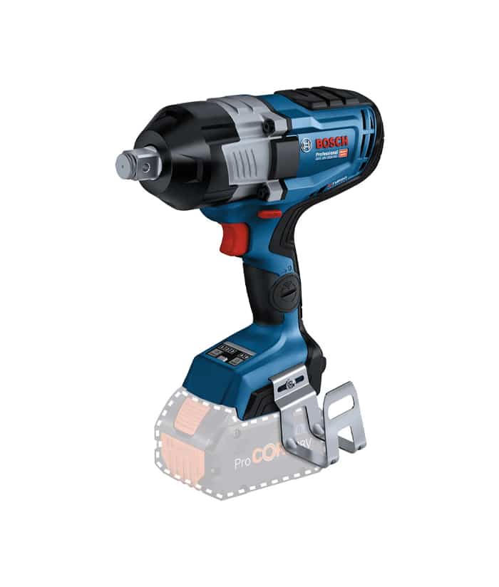 Llave Pistola de Impacto 1600Nm a Batería Inalámbrica 18V 3/4" BiTurbo Brushless Motor Sin Carbones Conectividad Bluetooth Bosch GDS 18V-1600 HC 18V SB