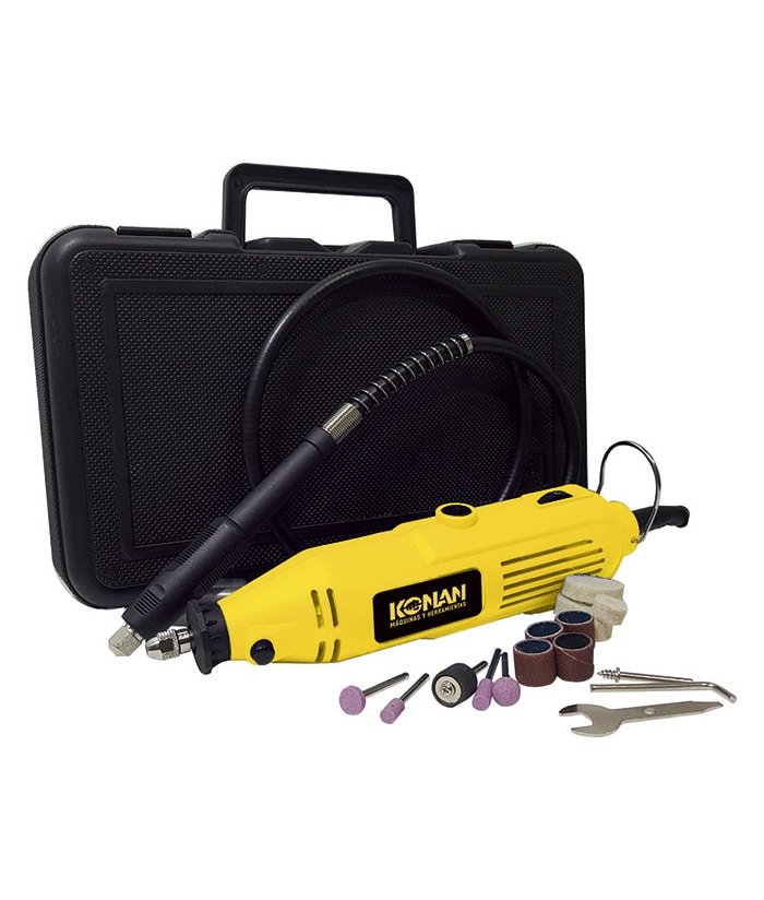 Minitorno Eléctrico 180W + Maletín + Accesorios Konan KMT/180