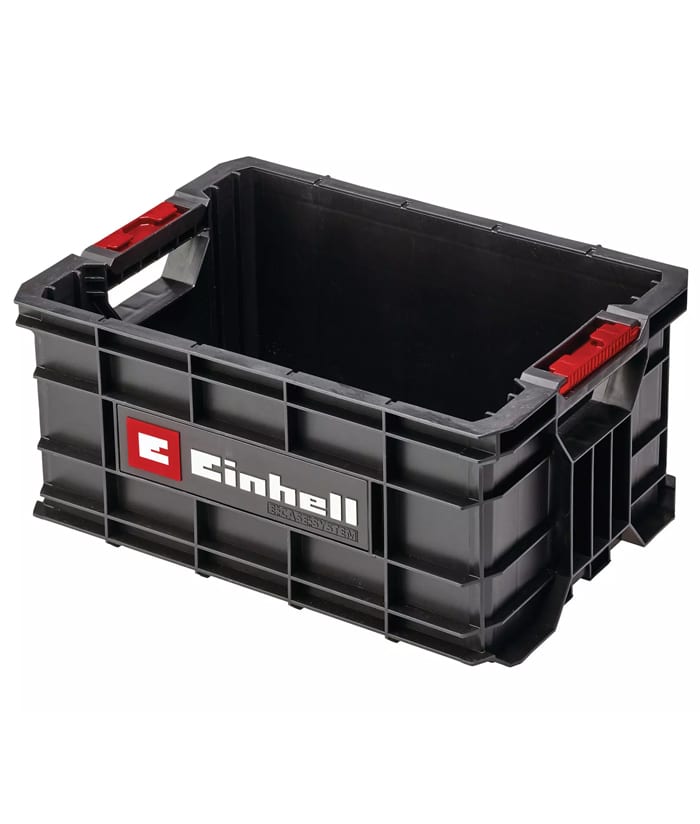 Cesta Caja Cajón Plástico Apilable 90kgs Einhell Sistema E-Case