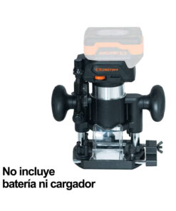Fresadora Router Tupí a Batería Inalámbrica 18V Lusqtoff Naranja/Negro FRL3300-9B