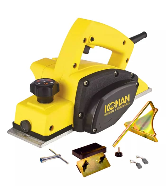 Cepillo Cepilladora Garlopa Rebajadora de Mano Eléctrica Eléctrico 650W Konan KCP/650