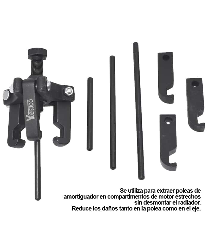 Juego Set Kit Extractor de Poleas de Amortiguador Ruhlmann RU43165 - Imagen 2