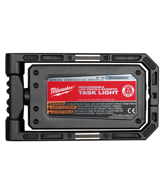 Reflector Linterna Luz Lámpara Led de Trabajo a Batería Inalámbrica Magnética 500 Lúmenes USB REDLTHIUM™ Milwaukee Rojo/Negro 2013R NUEVO! - Imagen 5