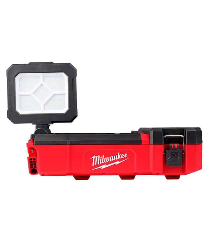 Reflector Linterna Luz Lámpara Led de Trabajo Packout a Batería Inalámbrica Puerto USB Milwaukee Rojo/Negro 2356-20 NUEVO!