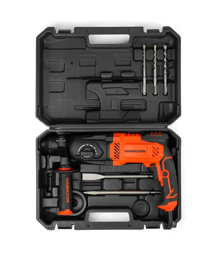 Rotomartillo Eléctrico 1050W SDS-Plus 3.5 Joules Hamilton HRM001