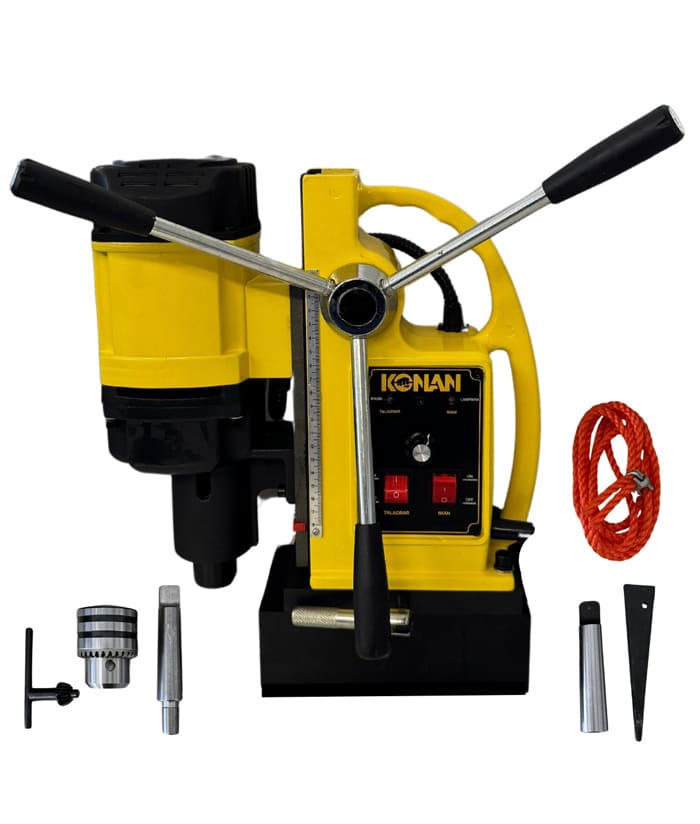 Taladro Eléctrico Base Magnética 1400W 28mm Konan KTBM/1400