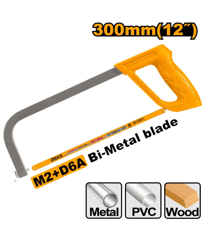 Arco Sierra Para Metal 300mm 12″ TPI M2+D6A 24D Ingco HHFS3058