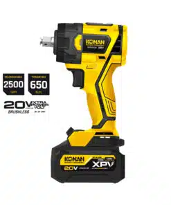 Atornillador de Impacto a Batería 1/2″ 650Nm Motor Brushless + Batería 4.0Ah + Cargador + Maletín Konan #KLI0620BV
