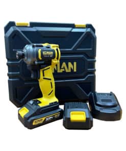 Atornillador de Impacto a Batería 1/4″ 220Nm Motor Brushless + 2 Baterías 2.0Ah + Cargador + Maletín Konan #KAI12220BV