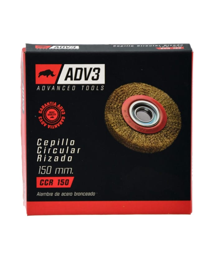 Cepillo Circular Rizado M14 150mm ADV3 CCR150 - Imagen 2