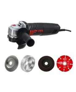 Combo Madera Amoladora Skil + Discos de Desbaste + Disco de Corte + Disco Flap + Soporte 45°