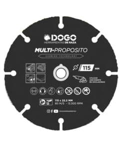 Disco Corte Multimateriales Multiconstrucción Multiusos Multipropósito 115 x 22,23mm Dogo DOG55100
