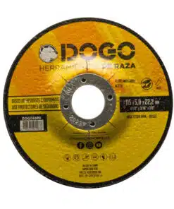 Disco Desbaste Deprimido 115mm x 5mm Para Metal Dogo DOG04690