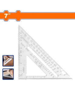 Escuadra Aluminio Con Sombrero Métrica 7" 180mm 45º Wadfow WSR2207