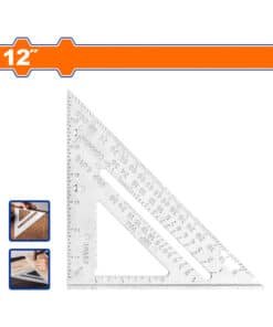 Escuadra Aluminio Con Sombrero Métrica 12" 300mm 45º Wadfow WSR2212