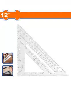 Escuadra Aluminio Con Sombrero Métrica 12" 300mm 45º Wadfow WSR2212