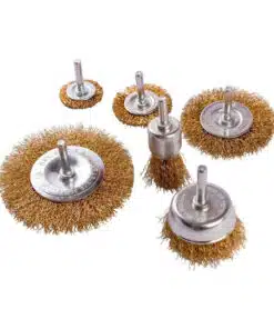 Juego Set Kit Cepillos de Cobre Para Taladro x 6pzs ADV3 KC