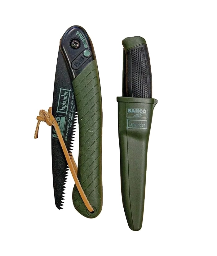 Kit Supervivencia Cuchillo y Serrucho Plegable Bahco LAP-KNIFE