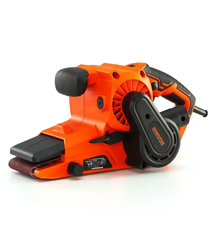 Lijadora de Banda Eléctrica 1050W Velocidad Variable 533 x 76mm Hamilton HLB001