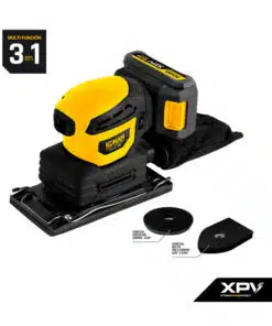 Lijadora Multilijadora 3 En 1 a Batería Inalámbrica Triple Cabezal 20V + Batería 2.0Ah + Cargador + Accesorios Konan #KLP3120V