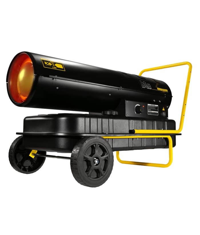 Calefactor Cañón Industrial 350W 50lts Diesel/Kerosene 720 m2 43.000 Kcal/h BTA 212009.2