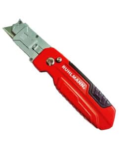 Cutter 2 En 1 Trapezoidal y Scraper Plegable 59mm de Aluminio Ruhlmann RU15001