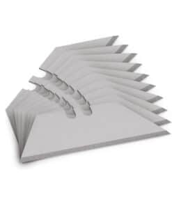 Hoja Repuesto Cutter Trapezoidal 0.61 x 19 x 58mm Acero SK5 10pzs Ruhlmann RU15006