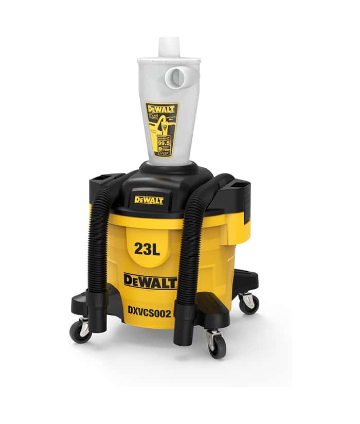 Prefiltro Colector/Separador de Polvo Partículas 23lts Dewalt DXVCS002