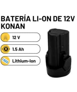Batería 12V 1.5Ah Amper Li-Ion Konan KB1215A
