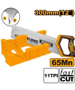 Caja Ingletadora Con Serrucho 12" 300mm Ingco HMBSB30062