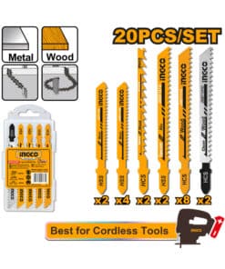 Juego Set Kit Hojas de Sierra Caladora Para Madera Metal Aluminio x 20pzs Ingco JSBT2001