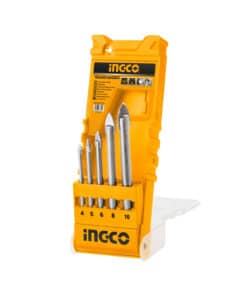 Juego Set Kit Mechas Para Vidrio Milimétricas x 5pzs Ingco AKD7058