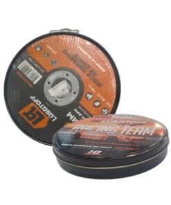Disco de Corte Abrasivo Para Metal 115 x 1.6mm Lata x 10 UNID. Racing Team Lusqtoff DAL1151610