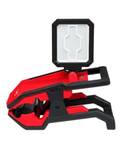 Alternative view of Reflector Linterna Luz Lámpara Led de Trabajo Tipo Pinza Abrazadera a Batería Inalámbrica Imantado 2000 Lúmenes M18™ ROVER™ Milwaukee Rojo/Negro 2358-20 NUEVO!