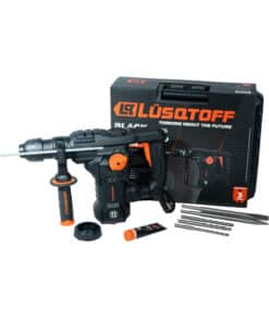 Rotomartillo Eléctrico 1500W SDS-Plus 6 Joules Con Maletín Lusqtoff Black Series Naranja/Negro RML1500-9