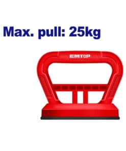 Sopapa Ventosa Simple 115mm 25kg Emtop Rojo/Azul EMKR1G25