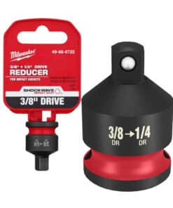 Adaptador de Impacto 3/8" Hembra a 1/4" Macho Milwaukee 49-66-6722