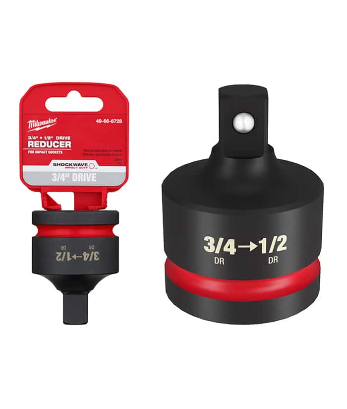 Adaptador de Impacto 1/2" Hembra a 3/8" Macho Milwaukee 49-66-6725