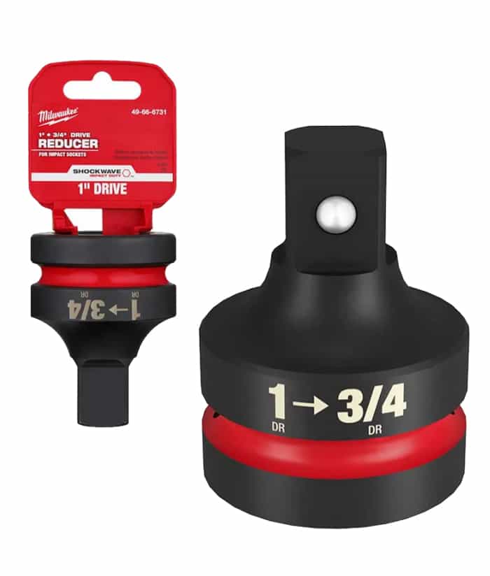 Adaptador de Impacto 1" Hembra a 3/4" Macho Milwaukee 49-66-6731