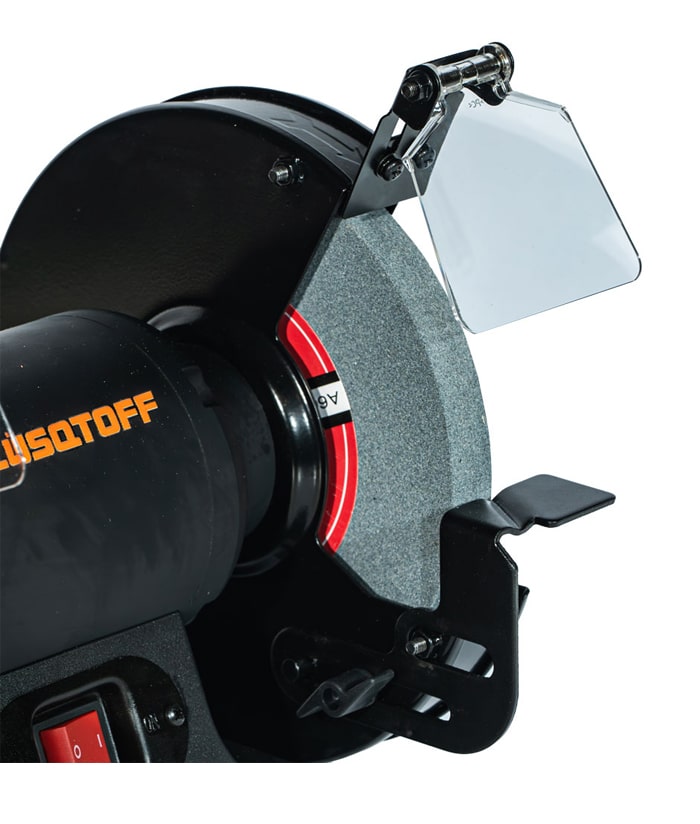 Amoladora de Banco Eléctrica 500W 200mm 8" Black Series Lusqtoff Naranja/Negro ABL500-9 - Imagen 4