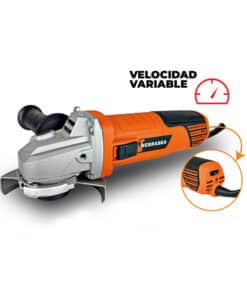 Amoladora Angular Velocidad Potencia Variable Regulador de Velocidad Eléctrica 1050W 115mm 4 1/2" Nebraska NEMEA09115