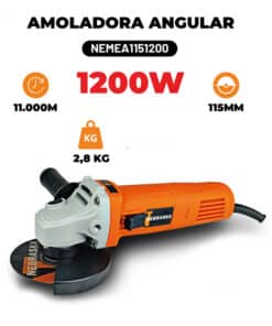 Alternative view of Amoladora Angular eléctrica 1200w 115mm 4 1/2" Nebraska NEMEA1151200